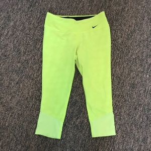 Neon Nike Cropped Pants